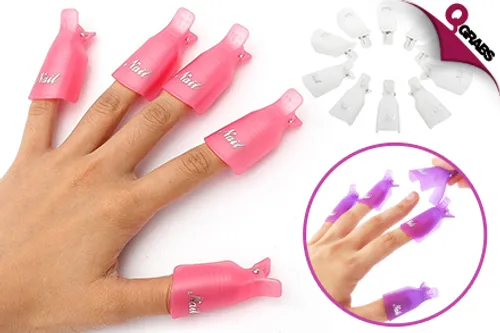 From QR19 Remove your Nail Polish Easily & Dress Up Your Nails with Nail Polish Removal Tools & Feather Design Nail Art Stickers! (Up to QR98 Value)